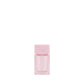 Pink perfume bottle on a white background (15 ml)