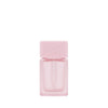 Pink perfume bottle with a white background (30 ml)