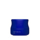Blue jar of exfoliating night cream on a white background (100 ml)