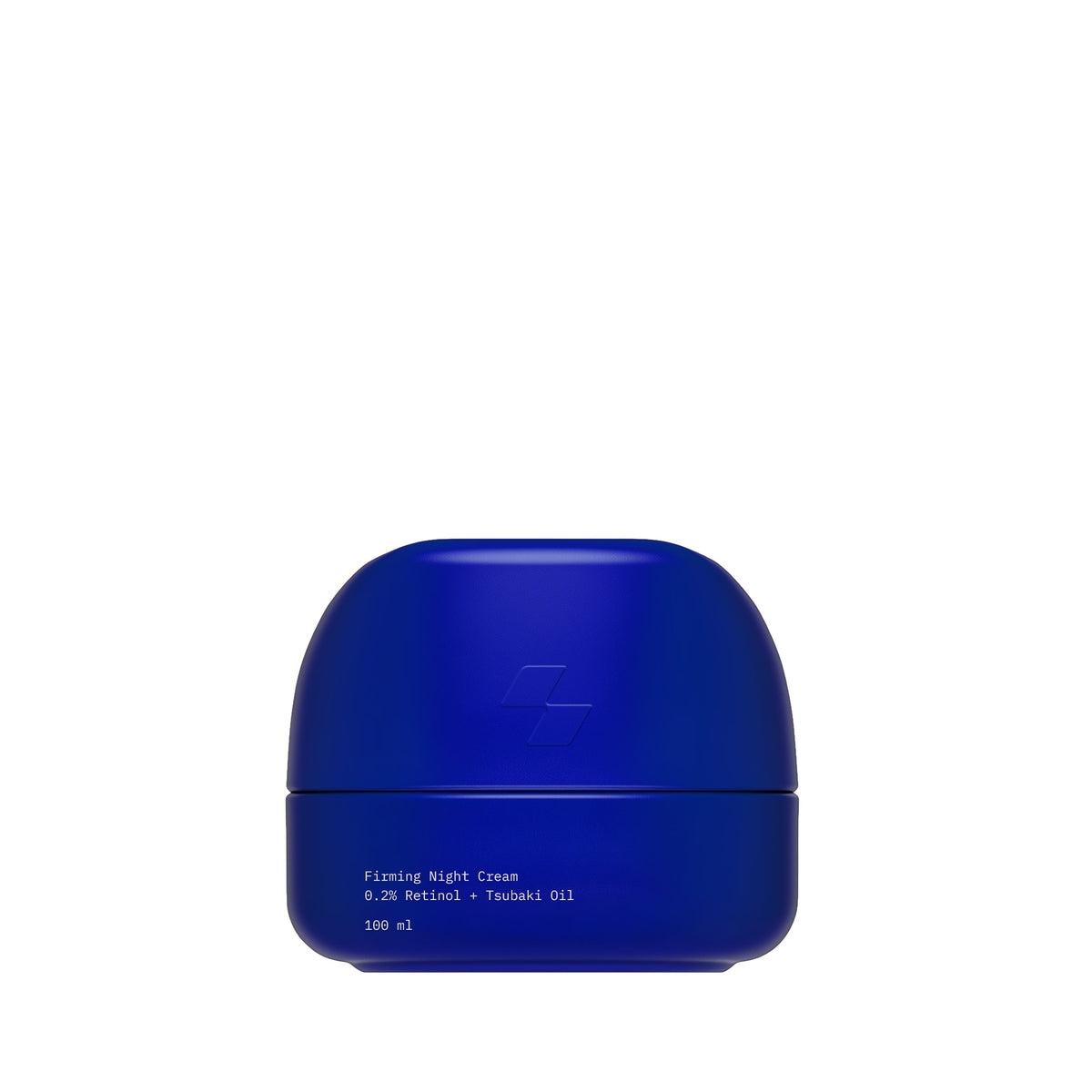 Blue cosmetic container on a white background (100 ml)