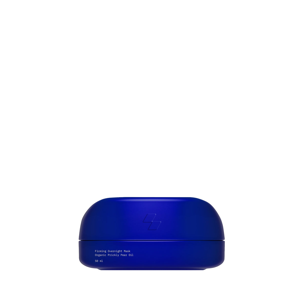 Blue cosmetic container on a white background (50 ml)