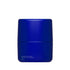 Blue container with a logo on a white background (500 ml)