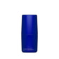 Blue cylindrical shampoo bottle on a white background (200 ml)