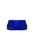 Blue jar with a logo on a white background (100 ml) 