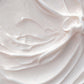 Close-up of smooth, white cream texture