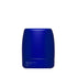 Blue skincare product container on a white background (100 ml)