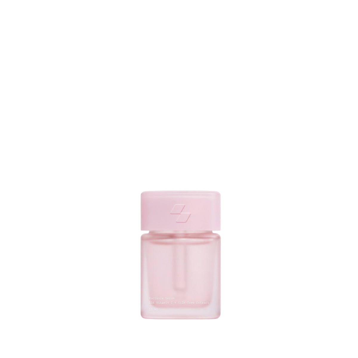 Pink bottle on a white background (15 ml)