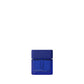 Blue rectangular bottle with a logo on a white background (15 ml)
